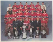 1959-60 MONTREAL CANADIENS STANLEY CUP CHAMPIONS 8X10 TEAM PHOTO #2
