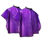 2pcs Waterproof Hair Dye Cape Hairdressing Cape Hair Dye Shawl Salon Apron