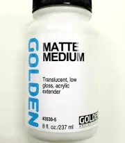 NEW Golden Matte Pouring Medium - 8oz 237ml