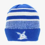650702 NORTH MELBOURNE KANGAROOS AFL FOOTBALL TEAM LOGO CLUSTER BEANIE HAT