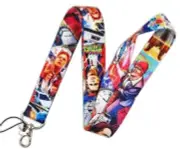 BACK to the FUTURE Lanyard ~Marty McFly DOC BROWN DeLorean~ Movie ID Neck Strap