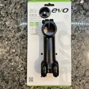 EVO E-Tec OS Stem 28.6mm 100mm Long +/- 7* Ext 31.8mm Black Aluminum w/ STEM CAP