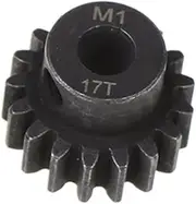Gears Pinion Gear Set, Pinion Gear 1pc 1 Module Pinion Motor Gear 1M 11T 13T 15T 17T 19T Spur Gear 5mm Bore Metal Gear 1/8 Electric Car Motor bore Shaft(17 Teeth)