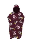 NRL Manly Sea Eagles Youth Hooded Beach Towel 80cm x 80cm Gift Christmas