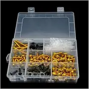 Motorcycle Fairing Bolt Kit Motorcycle Fairing Bolts Screws Body Spring Bolts Kit for Y&amaha for MT10 for MT09 for MT07 for MT03 for MT01(Gold)