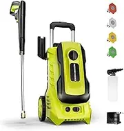 Electric Pressure Washer 4000 PSI Max 2.6 GPM Portable Power Washer with Foam Cannon,25 Foot Hose,16.5 Foot Power Cord,for Cars,Patios, and Floor Cleaning…
