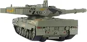 1:40 German Leopard 2A6 Main Battle Tank Model with Front Headlights & Rotary Turret Alloy Vehicle Toys for Girls & Boys