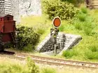 Noch 58306 HO Scale Signal Retaining Wall pkg(2)