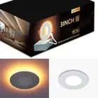 3 Inch Recessed LED Lights with Night Light, Dimmable & 5CCT Selectable Canle...