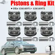 Pistons & Ring Kit Fit Chevrolet Traverse Buick Enclave 3.6L 12616971 12616972