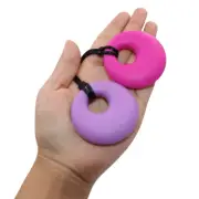 Pendant Baby Kids Teething Bite Chew Necklace Soft Silicone Teether Toy