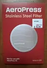 Aeropress Stainless Steel Filter - 2 Avail, Priced For One - Not For Use With XL