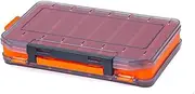 AIMALL 14-Compartment Fishing Tackle Box, Dual-Sided, Lightweight Lure and Hook Organizer, Portable Storage Solution for Anglers