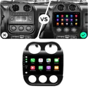 For 2010-16 Jeep Compass Patriot Head Unit 10.1'' GPS Navi Carplay Android Auto