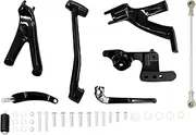 HDBUBALUS Forward Controls Complete Kit Levers Linkages Fit for Harley Softail Low Rider Street Bob FXBB FXLR FXLRS FXST 2018-2021