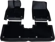 Wholesale Compatible with Lixiang L6 2024 2025 Floor Mats TPE Carpet Black Floor Liners Orange Foot Pad(Gray)