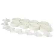 WEN Handyman Q-K0005 Dishwasher Dish Rack Roller Kit, 8 Pack (part WD35X21038)