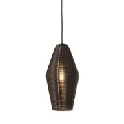 AFX MLAP13 Smoke Mila Single Light 6"W Mini Pendant