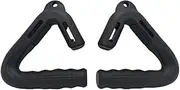 2Pcs Pulls Up Grip Handle Angled Grip Handle Heavy Duty for Barbell Pull-up Bars