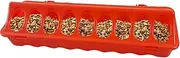 Lmyit Chicken Feeder,Chicken Feeders No Waste - Equipment Tray with Holes for Feeding Ducks Quails Pigeon Birds Indoor Outdoor Home