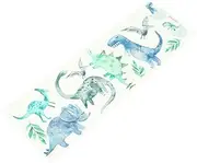 IWOWHERO Nursery Wall Stickers Watercolor Dinosaur Decals Removable Wall Sticker Decals Safe PVC Material Vibrant Colors