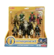 RARE Fisher Price Imaginext DC Comics Justice League Action Figure 7-pack, NEW