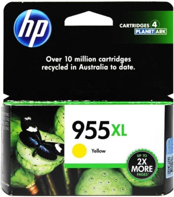Original HP 955XL Yellow Ink Cartridge L0S69AA Print 1600 Pages Expire Oct 2026