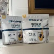 Drip Drip Zero Sugar Dehydration Relief Passionfruit - 2 Bags - 64 Packets
