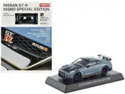Nissan GT-R Nismo Special Edition Gray RHD 1/64 Diecast w/ Mini Book