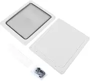 Pet Dog Cat Safe Door Flap Easy to Open for Doors Wall Installation Applicable Scene: Pet Lovers (白)