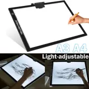 A3 A4 LED Dimmable Tracing Light Box Drawing Board Art Design Pad Copy Lightbox