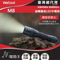 在飛比找樂天市場購物網優惠-【電筒王】WELTOOL M8 860流明 574米 內變焦