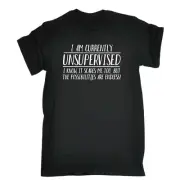 Currently Unsupervised Possisilities Endless - Mens Funny T-Shirt Tshirts Gift