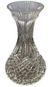 Waterford Crystal Vintage Heavy Wine Decanter Art Deco