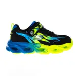 SKECHERS 休閒鞋 運動鞋 THERMO-FLASH 中童 童鞋 400103LBBLM 黑藍 螢光綠