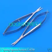 4" Spring Squeeze Scissors Curved & Straight Embroidery Beading