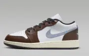 Nike Air Jordan 1 Low SE Mocha/Blue GS Size 5Y (6.5W) Casual Sneakers New✅