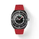 Tissot Sideral S Powermatic 80 Red Rubber Strap Watch T145.407.97.057.02
