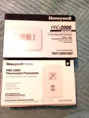 2 Honeywell/Resid Pro Thermostats. 2000 Programable/ Non Prog.1000. New in Box,