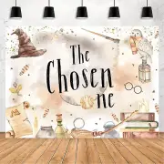 Wizard Birthday Backdrop The Chosen One Magical Birthday Party Background Mag...