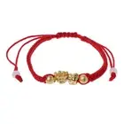 Red String Bracelet Chinese Shui Wealth Gold Xiu Pendant Bracelets