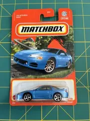 2024 MATCHBOX 1994 MITSUBISHI 3000GT MBX HIGHWAY 74/100 METALFLAKE BLUE