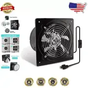 Quiet 8-Inch Exhaust Fan with Noise Reduction - Ideal for Attics and Garages