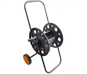 Hose Pipe Holder Steel Metal Water Pipe Storage Rack, Garden Hose Reel Cart,Outdoor Hosepipe Cart Organiser, Water Pipe Hose Holder Rack, Large Winding Hose Cart for Washing Car Watering, Easy Assemb