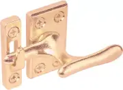 Prime-Line U 9935 Diecast with Brass Finish, Casement Window Sash Lock (Single P