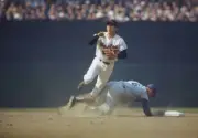 Baseball World Series Baltimore Orioles Davey Johnson In Action 1966 OLD PHOTO