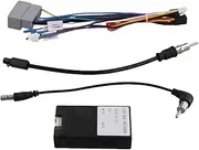 16 Pin Car Android Stereo Wiring Harness Adapter Protocol Box CAN Bus Decoder Compatible for Chrysler 300C Compatible for Grand Cherokee