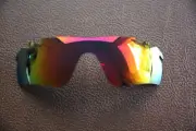 PolarLens POLARIZED Fire Red Iridium Replacement Lens for-Oakley RadarLock