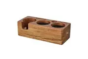 Leaf & Bean Coffee Tamper Station Wooden Espresso Tamping Holder Station