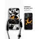 適用于iPhone14promax蘋果14手機殼13pro簡約韓系透明小眾高級感設計師款夏天黑貓背包式斜挎背夾掛繩可背15